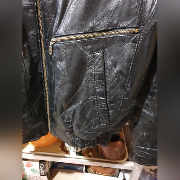 Vintage geniune leather jacket Pacific Flyer - Picture 8 of 15